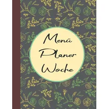 majosta Menü Planer Woche: Einkaufszettel für die ganze Woche, Log Prep Plan Buch, Mein Mahlzeitenplaner, 60 Wochen Essen Planer (Molkerei, Produzieren, ... Verschiedene) 8,5 X 11 Inches 121 Seiten