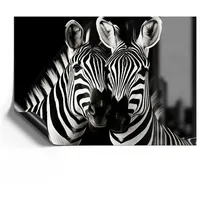Deqori Magnetfolie universal 59x42 cm (A2) | Motiv Zebra-Sinfonie