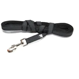 Julius-K9 Julius K-9 Rubberized Führleine 20 Mm - Black - 20 mm x 5 m