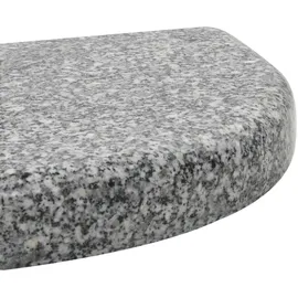 vidaXL Schirmständer Granit 10 kg Grau