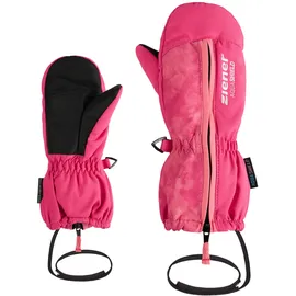Ziener Fäustlinge "LANGELO-Z AS glove mini", Baby, Gr. 2, rosa (pop pink), Obermaterial: 100% Polyester. Innenseite: 100% Polyester. Futter: 100% Polyester. Wattierung: 100% Polyester, Handschuhe Fäustlinge