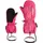 Ziener Fäustlinge "LANGELO-Z AS glove mini", Baby, Gr. 2, rosa (pop pink), Obermaterial: 100% Polyester. Innenseite: 100% Polyester. Futter: 100% Polyester. Wattierung: 100% Polyester, Handschuhe Fäustlinge