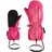 Ziener Fäustlinge "LANGELO-Z AS glove mini", Baby, Gr. 2, rosa (pop pink), Obermaterial: 100% Polyester. Innenseite: 100% Polyester. Futter: 100% Polyester. Wattierung: 100% Polyester, Handschuhe Fäustlinge