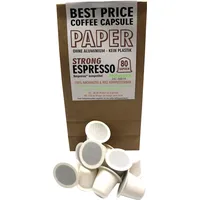 Strong Espresso & Lungo extra forte 100 Papier-Kapseln Kaffee für Nespresso