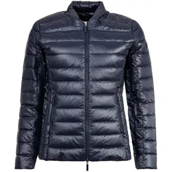 AX ARMANI EXCHANGE Damen Daunenjacke - Steppjacke, Reißverschluss, Kapuze im Kragen Blau L