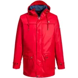 Schietwetter Regenjacke Herren Regenjacke Glasauge Jimmy verschweißte Nähte rot 5XL