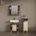 livinity Waschbeckenunterschrank 60 x 54 cm Grau