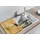 Blanco Axia III 6 S links felsgrau + Excenterbetätigung + InFino + Holzschneidbrett