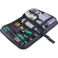 ShiverPeaks ®-BASIC-S--Werkzeugset, Netzwerk, 10-teilig, mit Tasche BS18-25002 Kabel-Crimper Werkzeugsatz