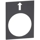 Schneider Bezeichnungsschild 30 x 40 mm Schwarz
