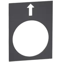 Schneider Bezeichnungsschild 30 x 40 mm Schwarz
