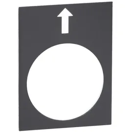 Schneider Bezeichnungsschild 30 x 40 mm Schwarz