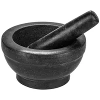 Intirilife Mörser mit Stößel aus Granit - D16cm in