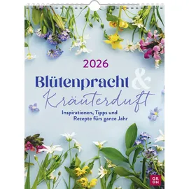 Groh Wochenkalender 2026: Blütenpracht und Kräuterduft