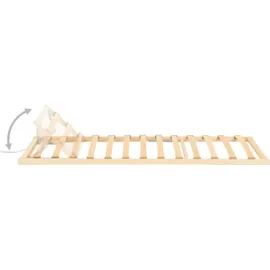 vidaXL Lattenrost mit 13 Latten Verstellbares Kopfteil 80x200 cm