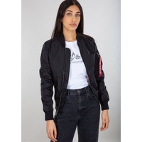 Alpha Industries Damen Ma-1 TT Bomberjacke, Schwarz (Black 03), Small