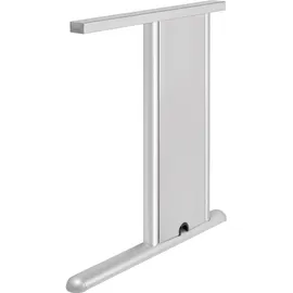 ZIEHL MEWA Ziehl mewa, - Tischgestell C 3000 Seitenteil rechts Tiefe 750 mm RAL 9006