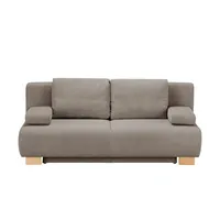 Querschläfer Sofa aus Cord Ralf , braun , Maße (cm): B: 196 H: 89 T: 94