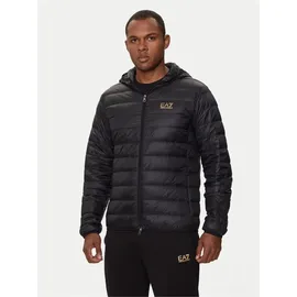 EA7 Gewebte Daunenjacke - Schwarz - XL
