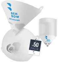 Benbow Lacksieb 280μ x 50 Stück - Einweg-Papierfilter mit