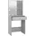 vidaXL Schminktisch mit LED Grau Sonoma 60x40x140 cm