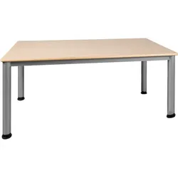 Rechteckiger Tisch, Platte mit Schichtstoff