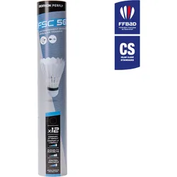 Federbälle Naturfedern - FSC 560 Badmintonbälle Speed 78 ×12 weiß No Size