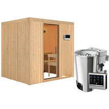 Karibu Daria inkl. 3,6 kW Bioofen + ext. Steuerung
