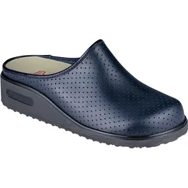 Berkemann TEC-PRO Thordu Clogs, blau, Blau 300, 44 EU - Linie, Glattleder, Wechselfußbett, Weite H 9103-300 - - 44