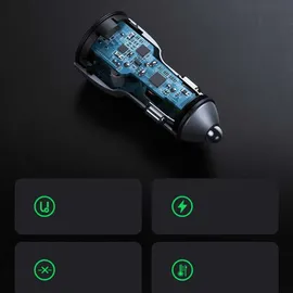 UGREEN KFZ-Ladegerät 2x USB 36W Quick Charge grau