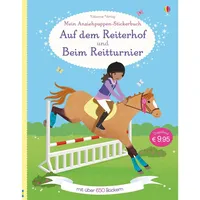 Usborne Verlag Mein großes Anziehpuppen-Stickerbuch: Auf dem Reiterhof und