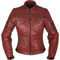 Modeka Iona Damen Motorrad Lederjacke rot, 36