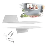 SOTech Wandregal 35 x 13 x 4 cm Weiß
