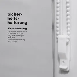 BestLivings Thermorollo Verdunkelungsrollo mit Klemmträger 100 x 150 cm Weiß