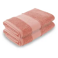 MEXX Bestlivings Handtuch Pfirsichrosa 50 x 100% cm 2