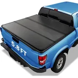 Vevor Dreifach faltbare Ladeflächenabdeckung, kompatibel mit 2019-2024 Chevy Silverado GMC Sierra 1500 (Nicht PASSEND für 19-24 Classic) 5'8" Ladefläche, passend für 5,8' x 5,3' (70" x 63,3")
