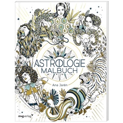 Astrologie-Malbuch - Ana Jarén, Kartoniert (TB)