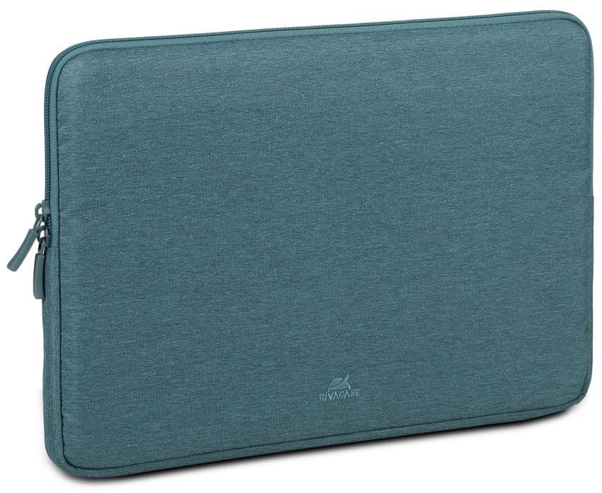 RIVACASE ECO Laptophülle 13.3-14 Zoll - 34,5 x 24 x 3 cm - Notebook Hülle für Damen und Herren - Wasserabweisende MacBook Hülle - Computertasche für Arbeit Uni Reisen