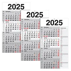 3 4-Monats-Wandkalender Memo-Planer 2025