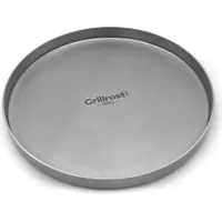Grillrost.com Das Original Grillplatte Rund 40 cm Edelstahl silber