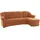 DOMO collection Ecksofa DOMO COLLECTION "SARAFINA 232x146 cm, auch mit Federkern für noch mehr Sitzkomfort", orange (terrakotta), B:232cm H:83cm T:146cm, Luxus-Microfaser (92% Polyester, 8% Nylon);Microfaser PRIMABELLE (100% Polyester);Microfaser PRIMABELLE (100%