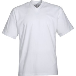 Job T-Shirt TIMON weiß V-Ausschnitt - S