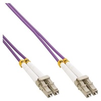 InLine LWL Duplex Kabel, LC/LC, 50/125μm, OM4, 2m