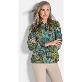 GOLDNER Schlupfbluse mit Paisley-Muster Grün 20