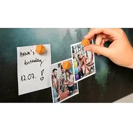 ALLboards Polyeder Magnet braun, Kork 1,5 x 1,5 cm, 6 St.