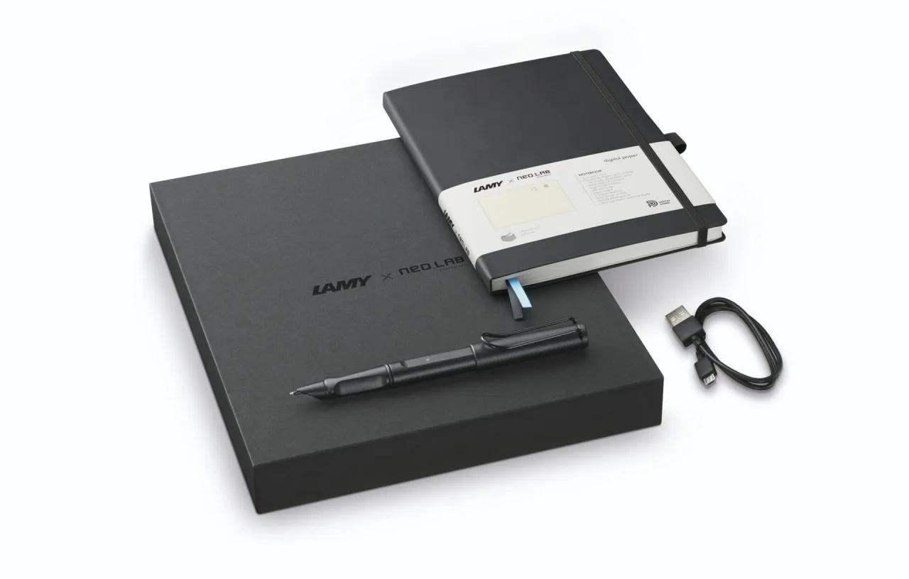 LAMY Safari All Black NCode Set (Pen digital paper notebook)
