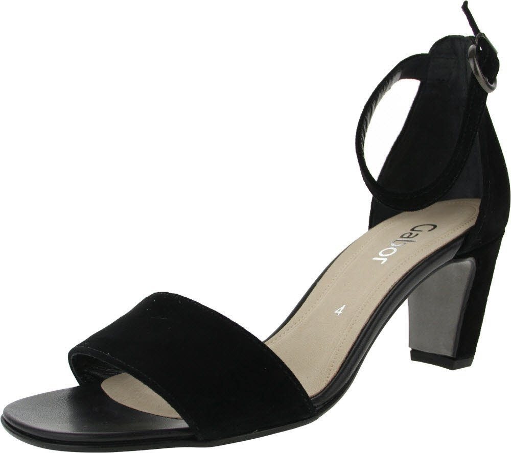 Gabor Gabor Damen elegante Riemchensand Sandalette schwarz 38,5Trendschuh