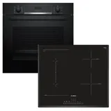 Bosch Backofen-Set EcoClean mit Induktionskochfeld PowerBoost - autark, 60 cm