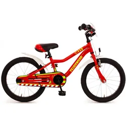 Bachtenkirch Kinderfahrrad »Feuerwehr«, 1 Gang Bachtenkirch weiß/neongelb/rot 23,5 cm