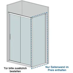 Doccia Quito Seitenwand für Tür